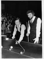 Alex Higgins vs John Virgo Vintage Snooker 8x6 PB Press Photo