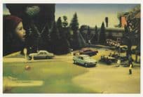 Alex Veness The New Assasin Car As Killers Oil Painting Postcard