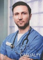 Alex Walkinshaw by Window BBC Casualty RARE Hand Signed Cast Card Photo