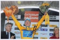 Alexander Vinokourov Russian Cyclist 2011 Race 12x8 Hand Signed Photo