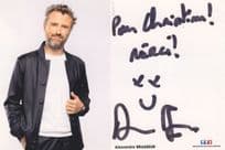 Alexandre Brasseur French Film Actor Hand Signed Photo