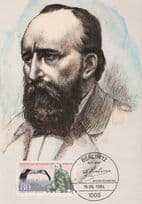 Alfred Brehm German Zoologist Pastor Ornithologist FDC Postcard