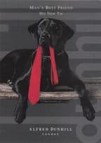 Alfred Dunhill Designer Fashion Tie Collection Dog London Advertising Postcard