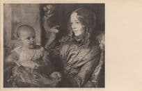 Alfred Stevens Mother & Child Antique Postcard