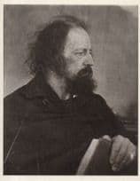 Alfred Tennyson The Dirty Monk 1869 Award Photo Postcard
