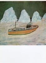 Alfred Wallace Voyage To Labrador Painting Postcard