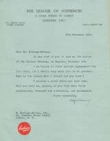 Alfred Wareing London Shakespeare Glasgow Theatre Old Hand Signed Autograph