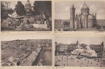 Alger Sidi Mosque Aerial 4x Antique Algeria Postcard s