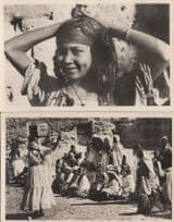 Algeria Morocco France French 2x Dance Of The Nails Postcard