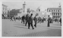 Algeria Street Scene Posh Suits Arab Africa Old Photo