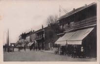 Algeria Tebessa Boulevard Carnet Shops Old Real Photo Africa Postcard