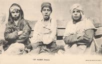 Algeria Waxers Shavers Cireurs Mint Antique Ethnic Postcard
