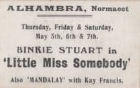 Alhambra Normacot Binkie Stuart Little Miss Somebody Advertising Photo