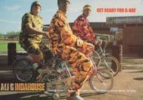 Ali G Indahouse Bicycle TV Show Film Movie Postcard