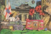 Alice In Wonderland Visits Bury St Edmunds Painting Postcard