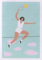 Alice Marie Coachman 1st Black Woman Gold Medal Olympics Postcard