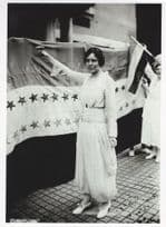 Alice Paul Suffragette Ratification Of 19th Amendment USA Flag Postcard