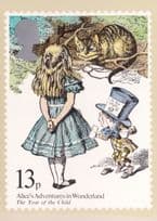Alice's Adventures In Wonderland Book Limited Edition PHQ Postcard
