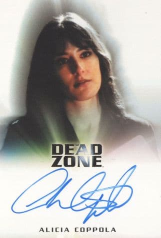 Alicia Coppola The Dead Zone Autograph Signed Photo Card