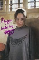 Alicya Eyo Bad Girls Hand Signed Cast Card Photo