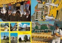 Alkmaar Holland Cheese Markets 4x Postcard s