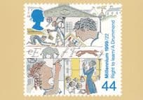 Allan Drummond Right To Learn Limited Edition Postcard