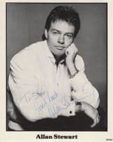 Allan Stewart Scottish Comedian 10x8 Vintage Signed Photo