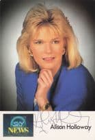 Allison Holloway Sky News Rugby Sports Newsreader Hand Signed Photo