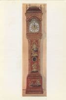 Allsop London Museum Long Case Grandfather Type Clock Postcard