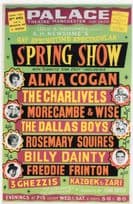 Alma Cogan Morecambe & Wise 1960s Manchester Theatre Poster Postcard