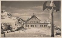 Alpspitze Waxenstein Kreuzeckhaus German RPC Postcard