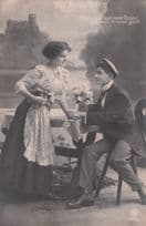 Alt Heidelberg Prinzen German Romance Old Postcard