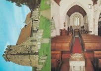 Altar At Arreton St Georges Church Isle Of Wight 2x Postcard s