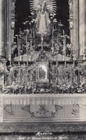 Altar De Nossa Senhora Do Monte Old Spanish Religious Card