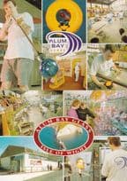 Alum Bay Glass Isle Of Wight 2x Rare Postcard s