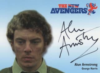 Alun Armstrong The New Avengers Hand Signed Autograph Card