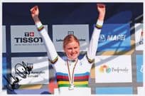 Amalie Dideriksen Denmark Cyclist 2016 Race 12x8 Hand Signed Photo