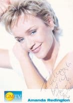Amanda Redington GMTV Hand Signed Cast Card Photo