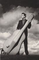 Amazing Cello Bass Man Disaster Storm Photo Award Dutch Art Postcard
