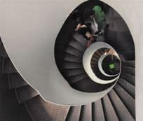Amazing Spiral Staircase at Economics Museum Mexico Photo Art Postcard