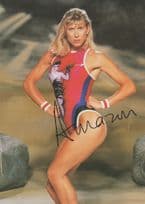 Amazon Gladiators Rare 1990s Fan Club Signed Cast Photo