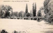Amberieu Pont De Bettane Sur L'Alberine Old French Postcard