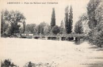 Amberieu Pont De Bettant Sur L'Albarine French Old Postcard