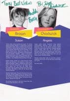 Amelda Brown Elizabeth Chadwick Hand Signed Photo Theatre Page