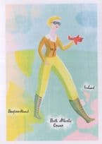 Amelia Earhart 1st Lady Fly Atlantic Ocean Womens Rights Postcard
