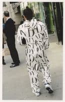 American Big Letters Fashion Statement Jacket Award Photo Postcard