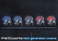 American Football Helmet Next Generation Cinema Advertising Postcard