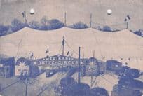 American Jatte Circus Amerikans Sweden Cirkusen Old Postcard