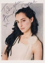 Amira Casar Cult French Film Actress Hand Signed Photo