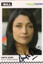Amita Dhiri as DC Grace Dasari ITV The Bill Hand Signed Cast Card Photo